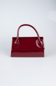 Abendtasche Lackleder Weinrot KC163