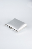 Abendtasche Gemustertes Leder Silber KC126