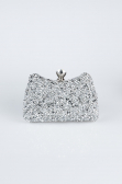 Abendtasche Silber SH828