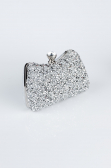 Abendtasche Silber SH828