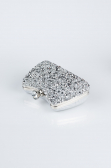 Abendtasche Silber SH828