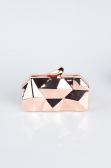 Abendtasche Metall Rosa SH921