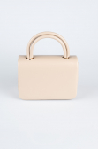 Abendtasche Leder Hautfarben KC264