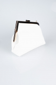 Abendtaschen Leder Weiß KC475