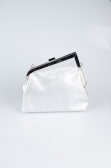 Abendtaschen Gemustertes Leder Silber KC475