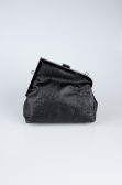 Abendtaschen Gemustertes Leder Schwarz KC475