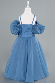 Abendkleid für Kinder Lang Indigo ABU4827