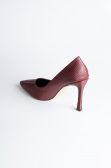 Stiletto Lackleder Weinrot AB1133