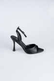 Party-Schuhe Leder Schwarz AB1134