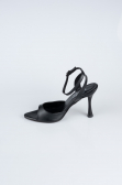 Party-Schuhe Leder Schwarz AB1134