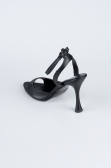 Party-Schuhe Leder Schwarz AB1134