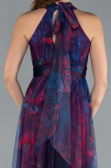 Petrolgrün Abschlusskleid Lang ABU674