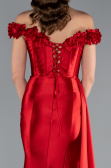 Abendkleid Lang Rot ABU4903