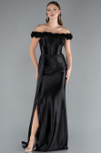 Abendkleid Lang Schwarz ABU4903