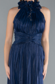 Abendkleid Lang Chiffon Marineblau ABU4811