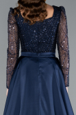 Abendkleid Lang Marineblau ABU4603