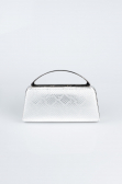 Abendtasche Gemustert Silber V349