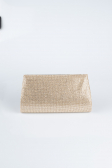 Abendtasche Verputz Gold V451