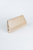 Abendtasche Verputz Gold V451