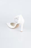 Stiletto Haut Weiß AB1139