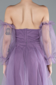 Lila Abendkleid Lang ABU2076