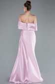Abendkleid im Meerjungfrau-Stil Lang Puder ABU4920