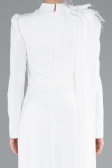 Hijab-Abendkleid Lang Weiß ABU4934