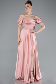 Zwiebelschale Abschlusskleid Satin Lang ABU4703