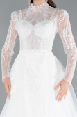 Hochzeitskleider Lang Weiß ABG131