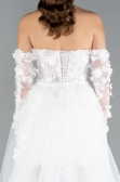 Hochzeitskleider Mini Weiß ABK2344