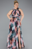 Abendkleid in Übergröße Lang Zwiebelschale ABU4902
