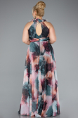 Abendkleid in Übergröße Lang Zwiebelschale ABU4902