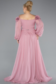 Puder Abendgarderobe İn Großen Größen Chiffon Lang ABU4131
