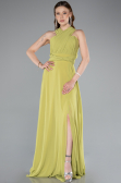Abschlusskleid Lang Chiffon Pistaziengrün ABU4965