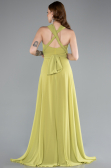 Abschlusskleid Lang Chiffon Pistaziengrün ABU4965