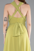 Abschlusskleid Lang Chiffon Pistaziengrün ABU4965