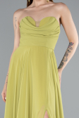 Abschlusskleid Lang Chiffon Pistaziengrün ABU4966