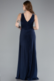 Abendkleid Lang Marineblau ABU4967