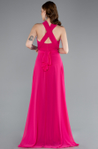 Abschlusskleid Lang Chiffon Fuchsie ABU4965