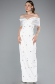 Standesamtkleid Lang Weiß ABU4973