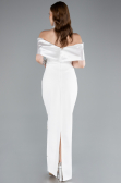 Standesamtkleid Lang Weiß ABU4973