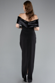 Standesamtkleid Lang Schwarz ABU4973