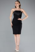 Abendkleid Kurz Schwarz ABK2306