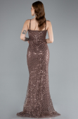 Abendkleid Lang Braun ABU4980