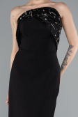 Abendkleid Lang Schwarz ABU4988
