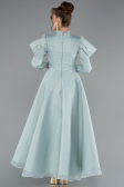 Hijab-Abendkleid Midi Minzgrün ABK2351