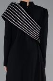 Abendkleid in Übergröße Lang Schwarz ABU4977