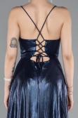 Abschlusskleid Lang Marineblau ABU4996