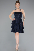 Partykleid Kurz Marineblau ABK2357