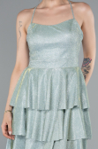 Partykleid Kurz Minzgrün ABK2357